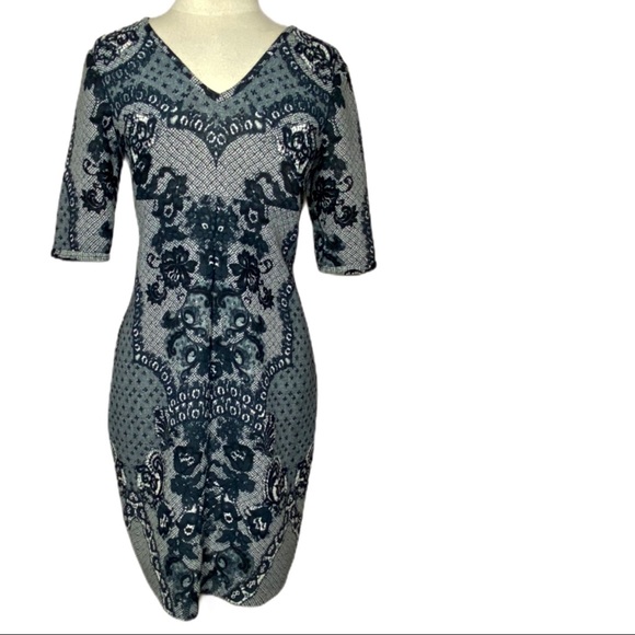 Anthropologie Yoana Baraschi Sketched Lace Dress - Picture 4 of 11